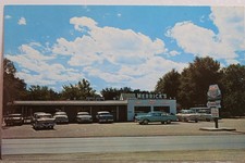 Cartão postal antigo Nebraska NE North Platte Merrick Ranch House Drive In Greetings PC comprar usado  Enviando para Brazil