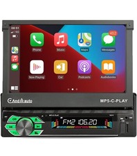 Rádio estéreo automotivo 7"" Android 11 GPS CarPlay 1 DIN tela retrátil Bluetooth comprar usado  Enviando para Brazil