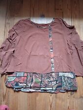 Tunique marron 2xl d'occasion  Saint-Sulpice-les-Feuilles