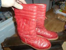 Bottes rouge minelli d'occasion  Saint-Ismier