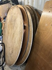 Round wooden banqueting for sale  ELY