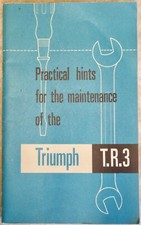 Triumph tr3 original for sale  MALMESBURY