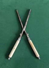 Antique foldable curling for sale  LONDON
