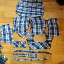 Cheesecloth shirt offcuts for sale  CAMBRIDGE