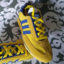 Yellow adidas trainers for sale  MANCHESTER