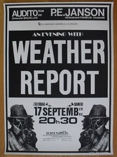Usado, WEATHER REPORT jazz rock fusion pôster concerto original 77 comprar usado  Enviando para Brazil