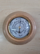 Small beechwood barometer for sale  THATCHAM