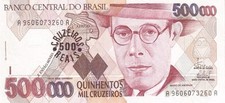 Usado, BRASILE 500.000 CRUZEIROS / 500 CRUZEIROS REAIS ANNO 1993 PICK P239a  UNC - FDC comprar usado  Enviando para Brazil
