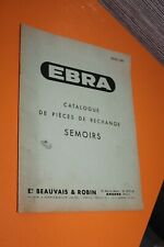 Ebra catalogue pièces d'occasion  Deauville