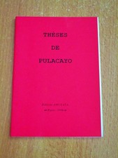 Thèses pulacayo 1998 d'occasion  Montauban