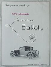 Advertisement automobile ballo d'occasion  Expédié en Belgium