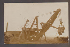 Brocton ILLINOIS RPPC 1910 DRAGA dragagem PÁ DE MOTOR A VAPOR sem reserva Tuscola Paris, usado comprar usado  Enviando para Brazil