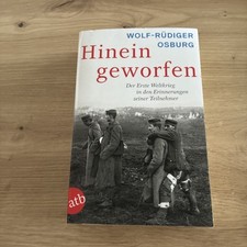 Hinein geworfen weltkrieg gebraucht kaufen  Berlin