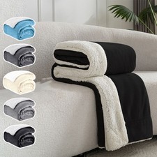 Wohndecke sherpa fleece gebraucht kaufen  Bremen