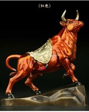 Mobiliário clássico 13"" decorar estátua bronze artesanato Fortunas mercado de touro boi comprar usado  Enviando para Brazil