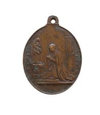 Antica medaglia religiosa usato  Roma