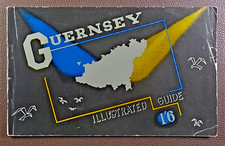 Guia de viagem ilustrado Guernsey da década de 1950 com mapa e anúncios para filme BEA Ilford etc comprar usado  Enviando para Brazil