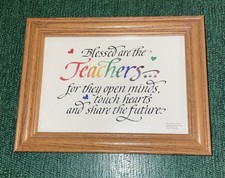 Teacher calligraphy art for sale  Deland