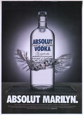 2002 Absolut Vodka impresso anúncio Absolut Marilyn Monroe comprar usado  Enviando para Brazil