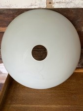 MODERN ROUND SHALLOW OVERHEAD GLASS SHADE 12 1/2"  comprar usado  Enviando para Brazil