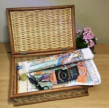 Vintage wicker box for sale  UXBRIDGE