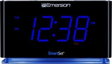 Rádio despertador Emerson CKS1507 Smartset, display digital LED azul 1,4", USB comprar usado  Enviando para Brazil