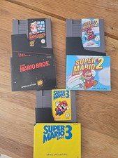 Nintendo Mario Bros 1, Super Mario Bros 2, Super Mario Bros 3 inkl. Anleitungen comprar usado  Enviando para Brazil