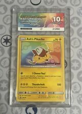 2017 Pokémon Ash's Pikachu Black Star Promo I Choose You Stamp Ace classificação 10 comprar usado  Enviando para Brazil