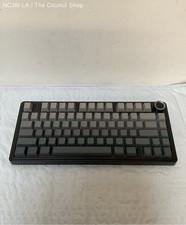 Teclado mecânico Aula F75 Pro preto cinza sem fio 3 em 1 junta RGB retroiluminado, usado comprar usado  Enviando para Brazil