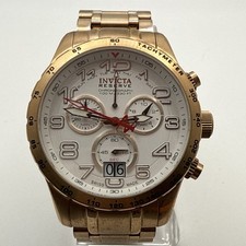 Invicta Reserve cronógrafo 10743 13J quartzo suíço 100M relógio masculino funciona comprar usado  Enviando para Brazil