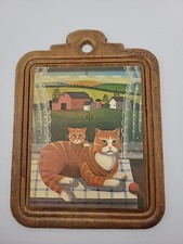 Vtg cat wall for sale  Cockeysville