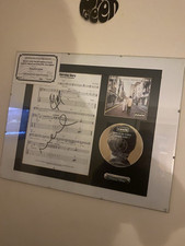 Oasis signed plaque for sale  ILKESTON