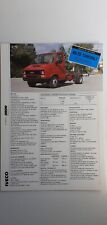 Iveco: Daily 49.10 Turbo Chassis - Technische Daten (Prospekt-Blatt); Nov.1986, usado comprar usado  Enviando para Brazil