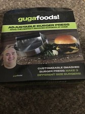 Usado, Guga Foods - Prensa de hambúrguer ajustável, hambúrguer de aço inoxidável e patty esmagado comprar usado  Enviando para Brazil
