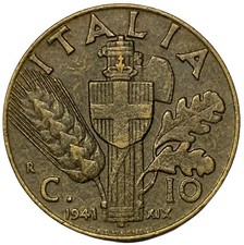 Centesimi 1941 xix usato  Trani