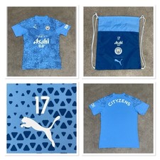 Usado, Camiseta Manchester City Puma Player Issue Pro Training + Bolsa de Ginástica M, DE BRUYNE 17 comprar usado  Enviando para Brazil
