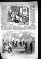 Old print 1860 for sale  UK