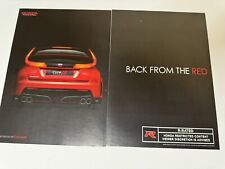 Arte de parede original 2015 Honda Civic Type R FK2 revista vermelha quadro publicitário pronto comprar usado  Enviando para Brazil