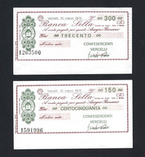 Miniassegni banca sella usato  Colleferro