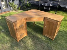 oak corner office desk for sale oak corner office desk for sale WREXHAM