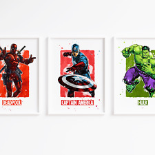 Superhero marvel art for sale  NEWTON ABBOT