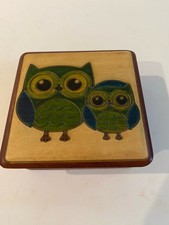 Owls wooden box for sale  Wayne