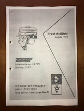 Kopie ersatzteilliste den gebraucht kaufen  Neuwied