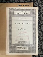 Sheet music secular for sale  WALSALL