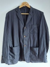 Muji navy linen for sale  BRAINTREE