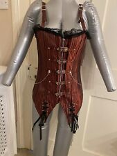 Burgundy corset string for sale  WISBECH