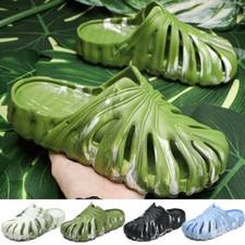 Chinelos Monstera Deliciosa Sandália de Praia Masculina Slides Verão EVA Chinelo Feminino, usado comprar usado  Enviando para Brazil
