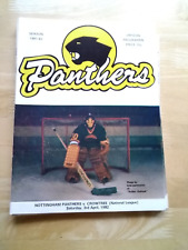 1981 nottingham panthers for sale  HULL