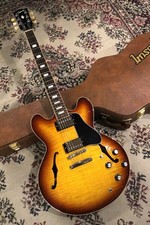 Guitarra elétrica Gibson ES-335 figurada chá gelado feita nos EUA 2023 corpo semi oco comprar usado  Enviando para Brazil