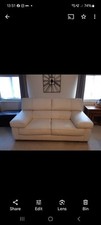 Leather sofa seater for sale  MAIDSTONE